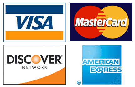 Credit Cards Accepted